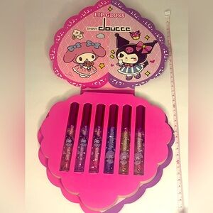 Mymelody x Kuromi limited edition Lip gloss set